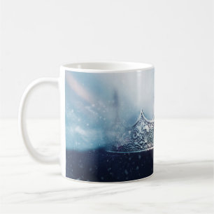Beautiful queen and king crown coffee mug