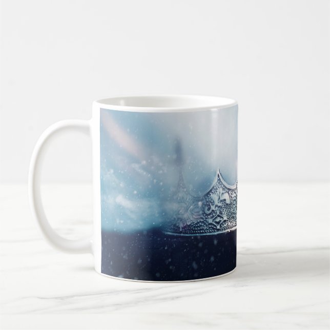 Beautiful queen and king crown coffee mug (Left)