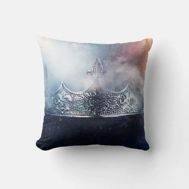 Beautiful queen and king crown cushion (Front)
