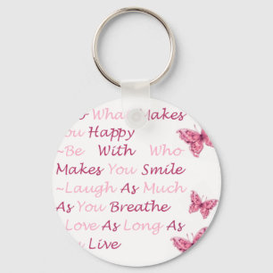 Beautiful Quotes Key Ring
