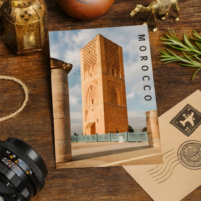 Beautiful Rabat Tower Morocco's Architecture Postcard (Creator Uploaded)