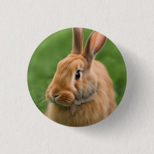 Beautiful Rabbit 3 Cm Round Badge