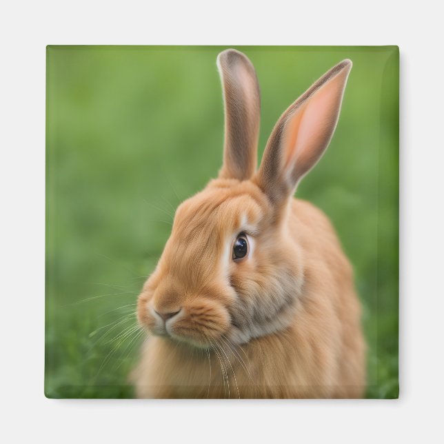 Beautiful Rabbit Magnet (Front)