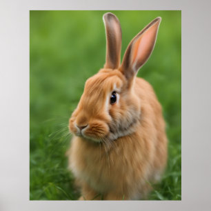 Beautiful Rabbit Poster
