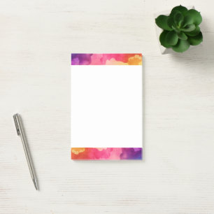 Beautiful Rainbow Colours Abstract Design Post-it Notes