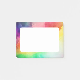 Beautiful Rainbow Colours Abstract Design Post-it Notes