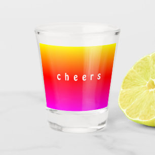 Beautiful Rainbow Colours - Cheers Shot Glass