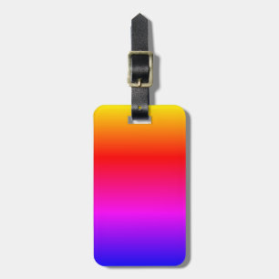 Beautiful Rainbow Colours Luggage Tag