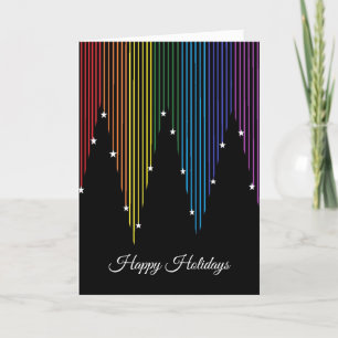 Beautiful Rainbow Holiday Card