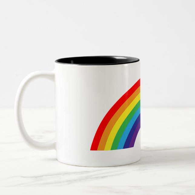 Beautiful Rainbow Mug (Left)