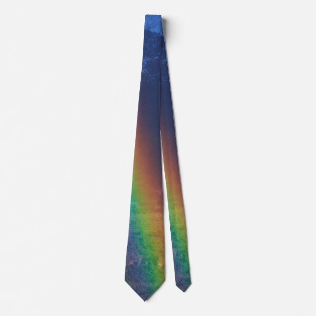 Beautiful Rainbow Photo Tie (Front)