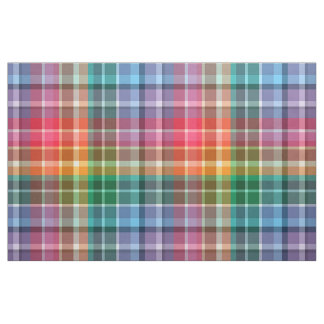 Beautiful Rainbow Plaid Fabric