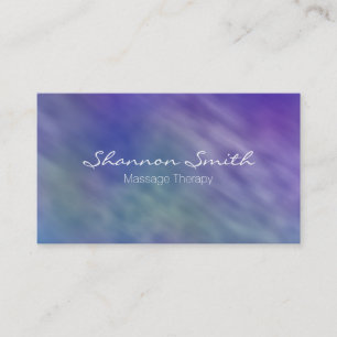 Beautiful Rainbow Sky Minimal Elegant Business Card
