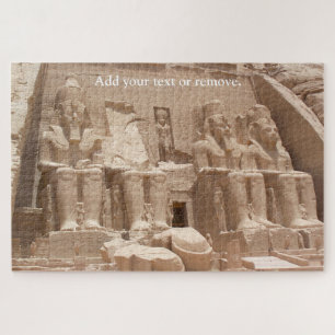 Beautiful Ramses 2 tomb temple, Abu Simbel, Egypt, Jigsaw Puzzle