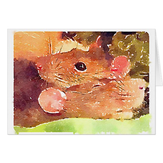 Beautiful Rats Greeting Card