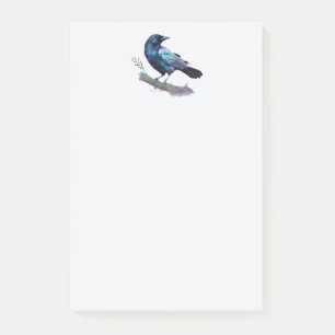 Beautiful Raven on a Tree Branch Post-it Notes
