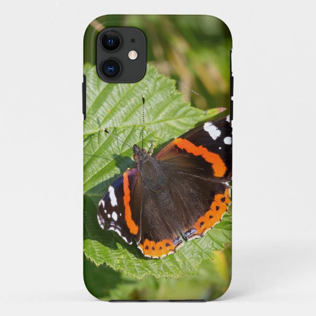 Beautiful Red Admiral Butterfly iPhone 5/5s Case (Back)
