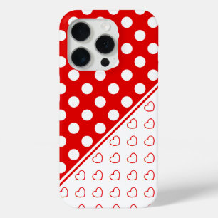 Beautiful Red And White Custom Cover For iPhone