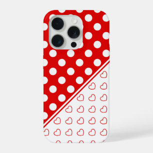 Beautiful Red And White Custom Cover For iPhone