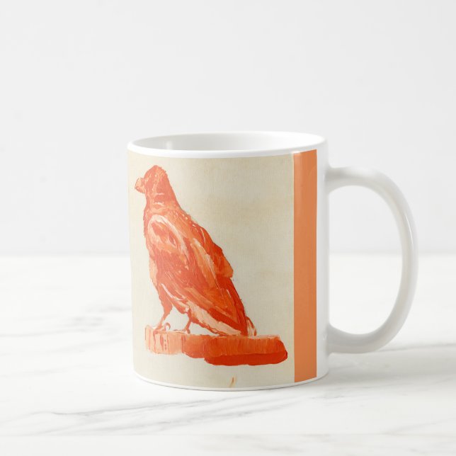 Beautiful red bird mug (Right)