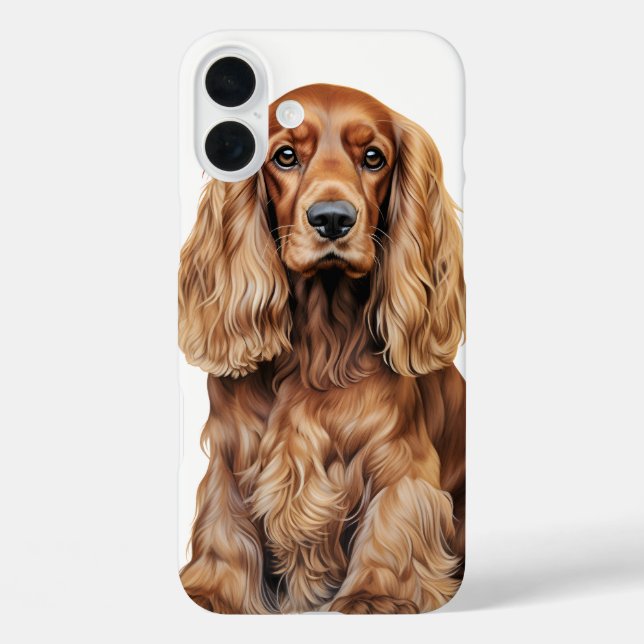 BEAUTIFUL RED COCKER SPANIEL PUPPY DOG Case-Mate iPhone CASE (Back)