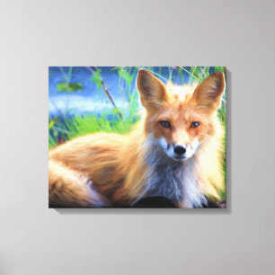 Beautiful Red Fox Canvas Print