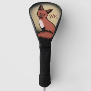 Beautiful Red Fox Golf Head Cover