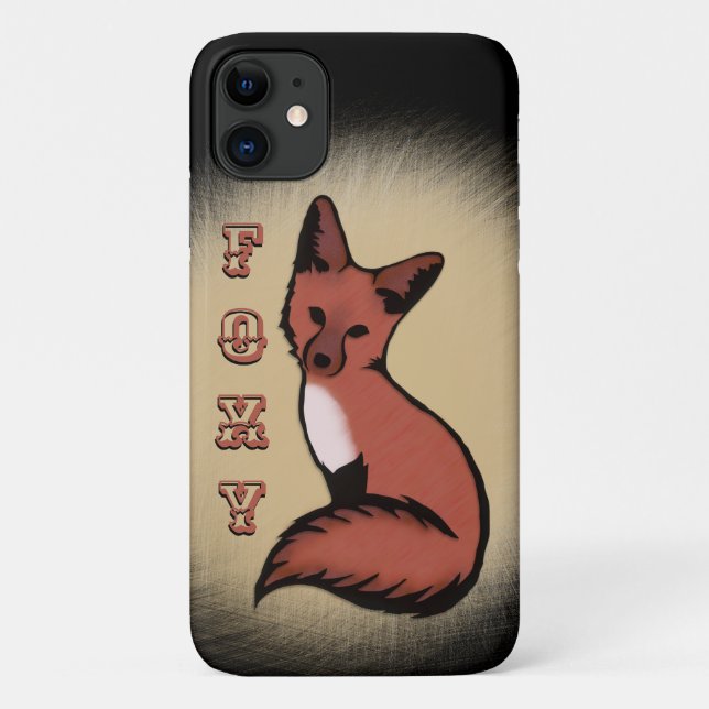 Beautiful Red Foxy Fox Case-Mate iPhone Case (Back)