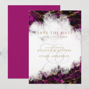 Beautiful Red Garnet Crystal Geode  Invitation