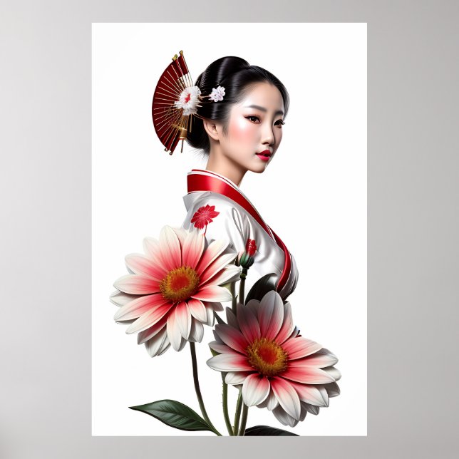 Beautiful Red Geisha (d) Poster (Front)
