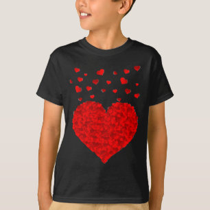 Beautiful Red Heart Valentines Day T Shirt 