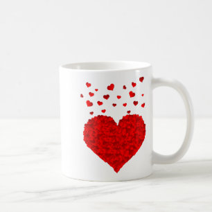 Beautiful Red Heart Valentines Day T Shirt Coffee Mug