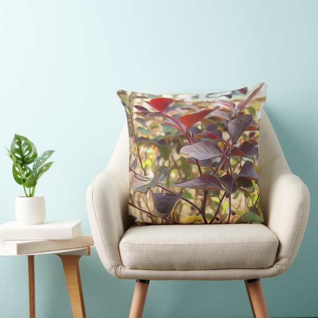 Beautiful Red Leaves Cushion (Chair)