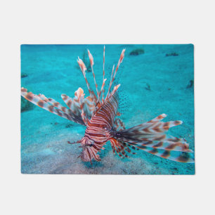 Beautiful Red Lion Fish Doormat