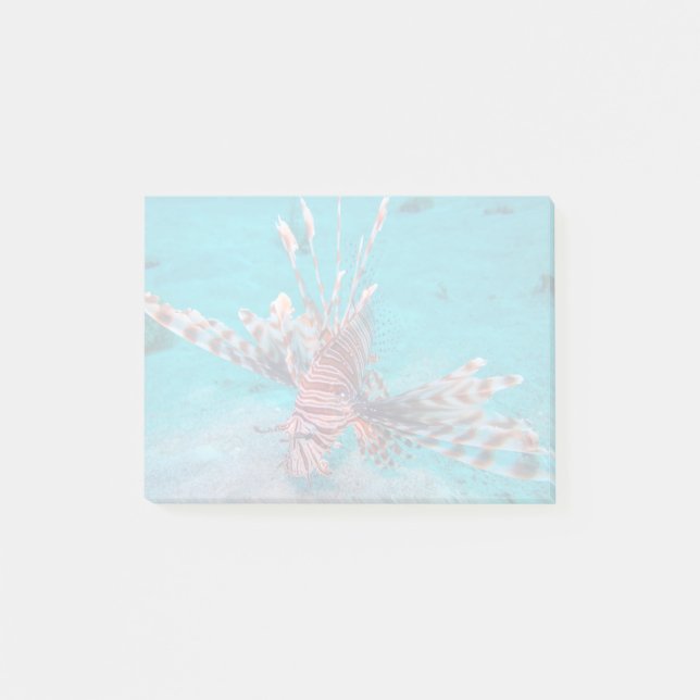 Beautiful Red Lion Fish Post-it Notes (Front)