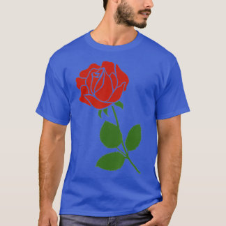 Beautiful Red Rose Flower T-Shirt