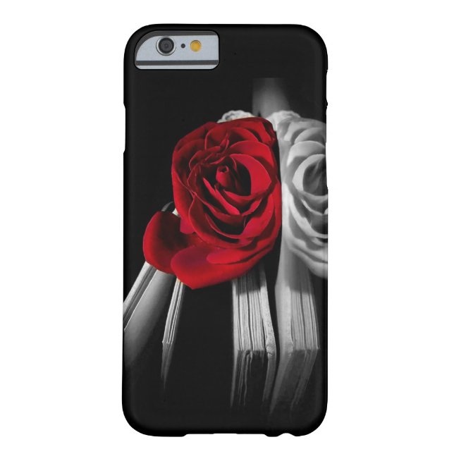Beautiful Red Rose in book Case-Mate iPhone Case (Back)