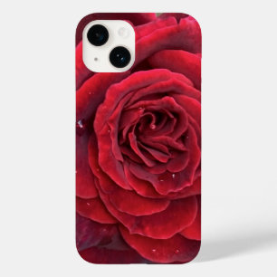 Beautiful red rose iphone 14 case