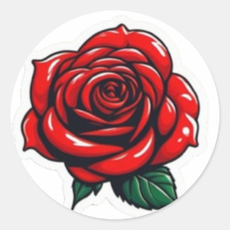 Beautiful Red Rose sticker