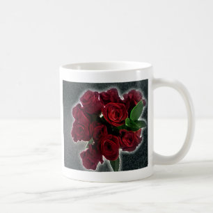 BEAUTIFUL RED ROSES COFFEE MUG