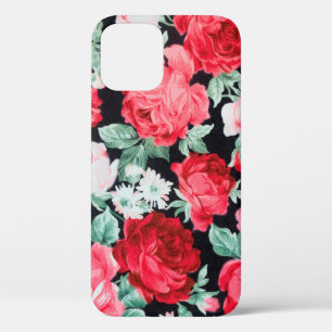 Beautiful red roses garden iPhone 12 case