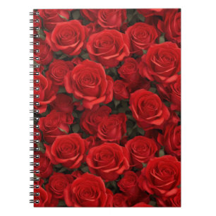 Beautiful Red Roses  Notebook