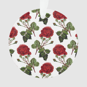 Beautiful Red Roses Ornament