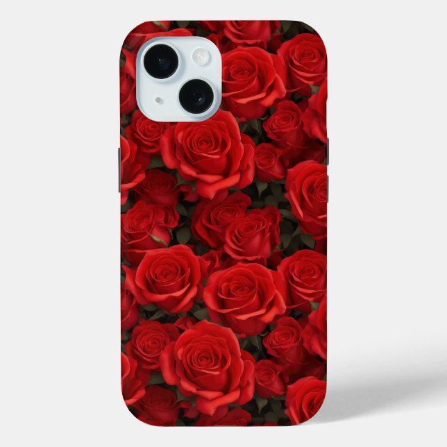 Beautiful Red Roses Phone Case (Back)