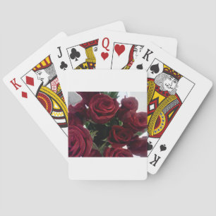 BEAUTIFUL RED ROSES PLAYING CARDS