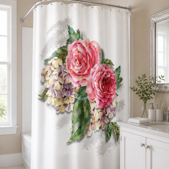 Beautiful Red Roses Shower Curtain (Creator Uploaded)