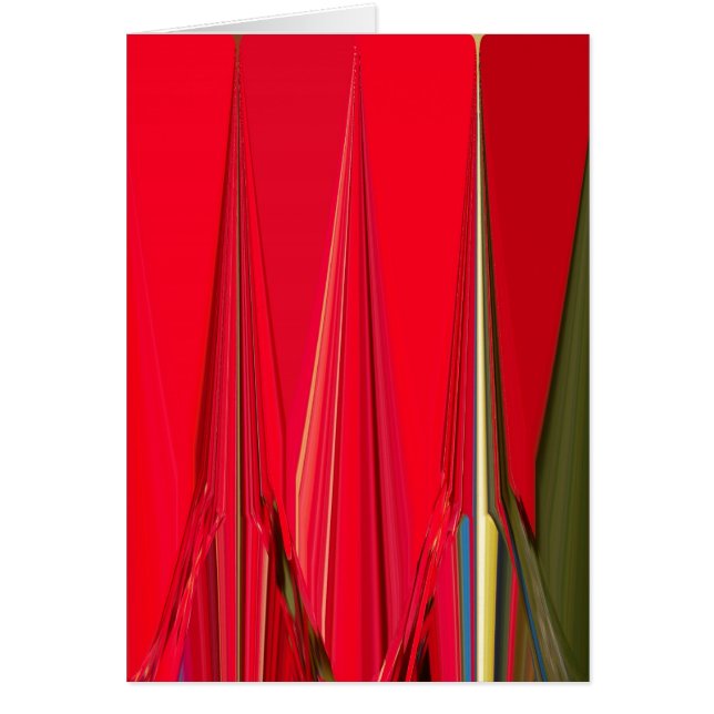 Beautiful Red Texture Color Abstract Art Design (Front)