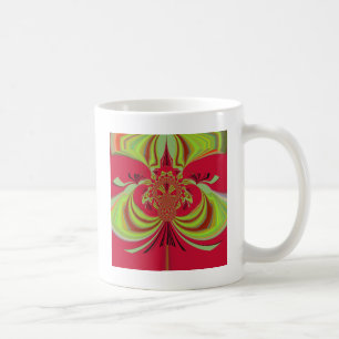 Beautiful red yellow design. Inspiration vector co Coffee Mug