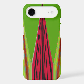 Beautiful red yellow green fractal art design