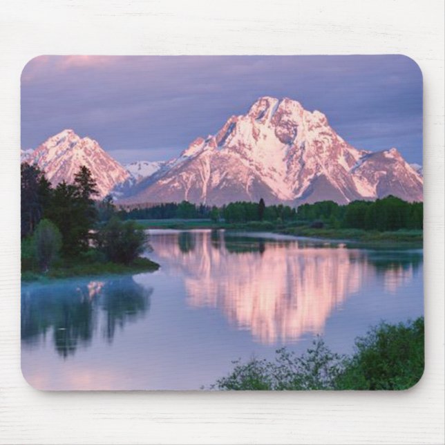 Beautiful Reflections-Grand Tetons Mouse Mat (Front)